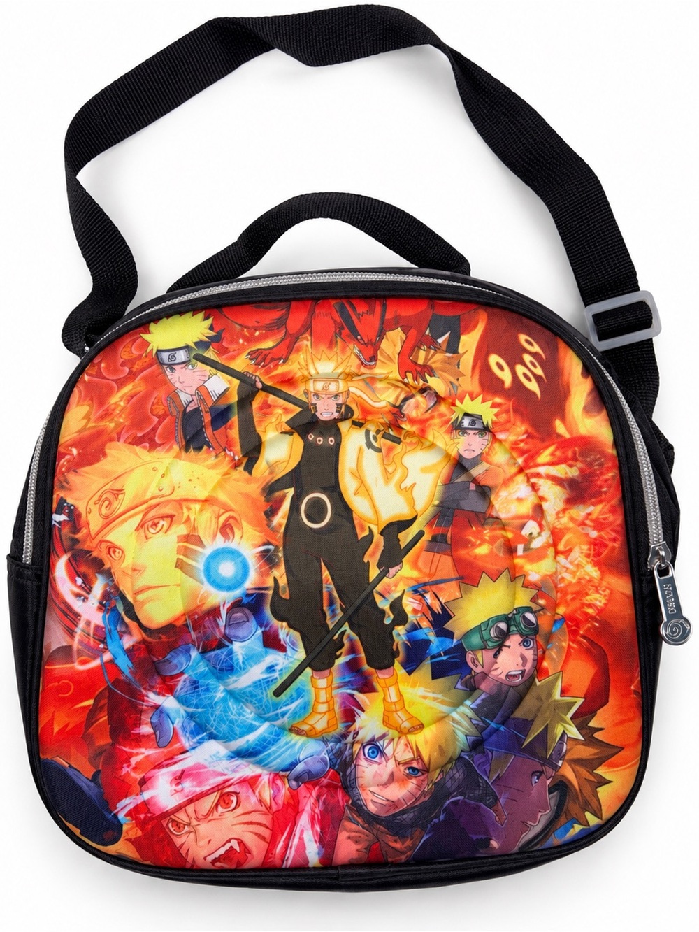 Naruto Uzumaki Insulated Lunch Bag Crossbody Shoulder Strap Anime